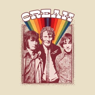 Cream -- 60s Retro Fan Artwork T-Shirt