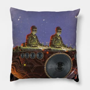 Retro Future DJ Bubble Pillow