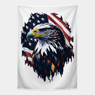 Eagle American Flag Tapestry