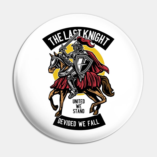 Knight on Horse Pin by ShirtyLife