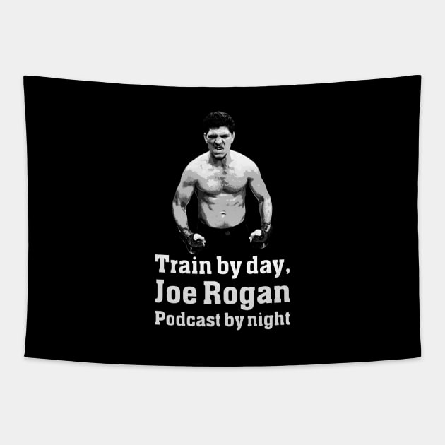 Nick Diaz Joe Rogan Tapestry by MMAMerch