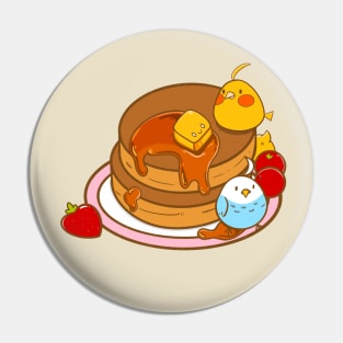 Pancakes day for birdies Pin