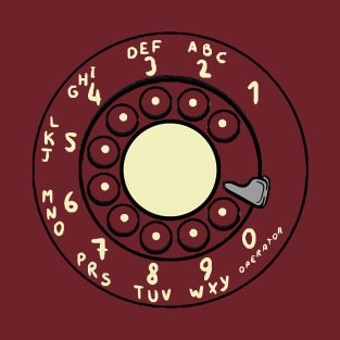 Rotary dial phone T-Shirt