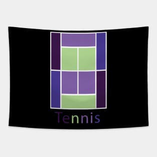 TENNIS COURT PALETTE Tapestry