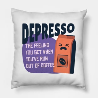 Depresso Coffee Pillow