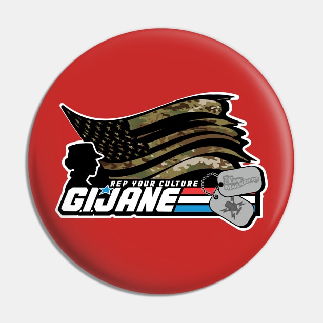 The Rep Your Culture Line: G.I. Jane Pin by The Culture Marauders