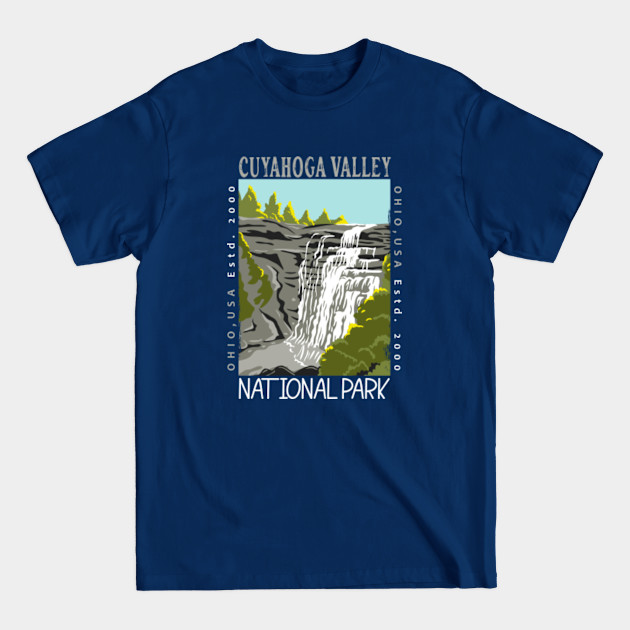 Disover Cuyahoga Valley National Park Ohio Distressed - Cuyahoga Valley National Park - T-Shirt