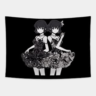 Cute Anime Girls Tapestry