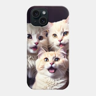 Happy New Year Cat - Modern digital art Phone Case
