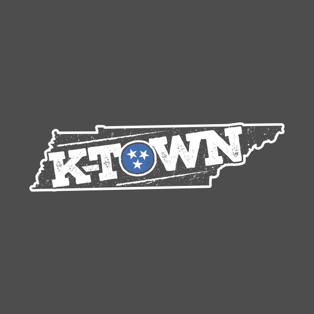 K-Town Tennessee (White on Iron) by jepegdesign