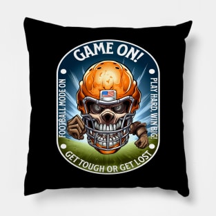 Skull Game On Helmet Pillow