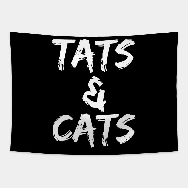 Tats and cats Tapestry by sunima