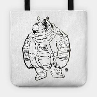 Hippo Astronaut Tote