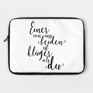 Klugscheisser Laptop Cases Teepublic