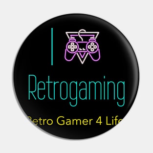 Retro Gamer Logo 13 Pin