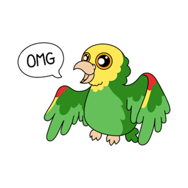 Yellow Headed Amazon Parrot by JadedOddity