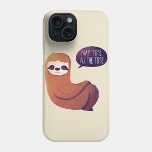 Nap Time All The Time Phone Case