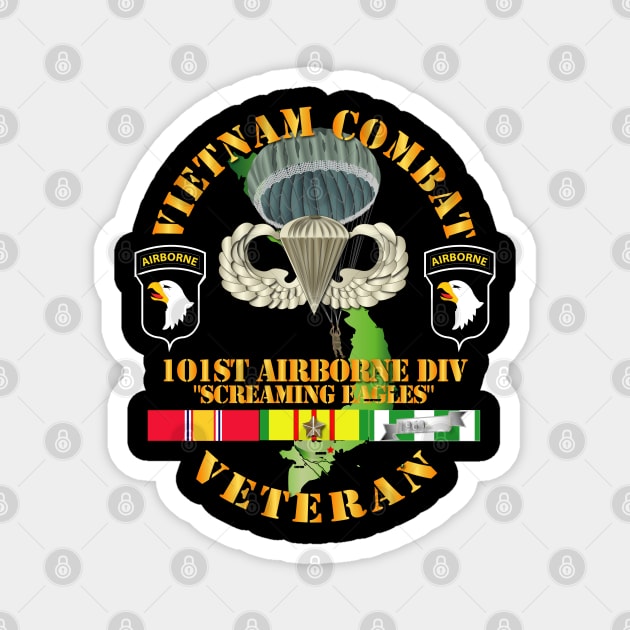 Vietnam Combat Veteran w 101st Airborne Div SSI V1 Magnet by twix123844