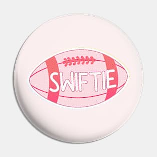 Red Swiftie Football Pin