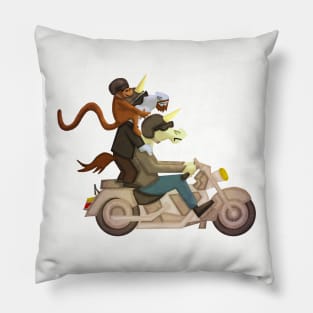 Free Ride Unicorn Pillow