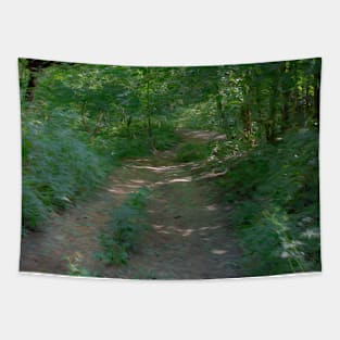 Forest trail Tapestry