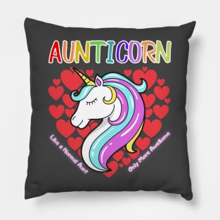 Aunticorn Like A Normal Aunt Only More AweSome Pillow