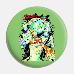 Abnormal Reptilian Karate Adolescents Pin