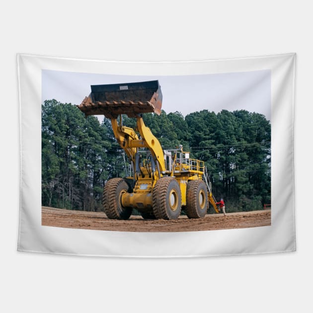 Wheel loader (T615/0266) Tapestry by SciencePhoto