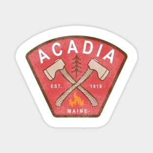 Acadia National Park Maine Camping Hiking Outdoor Adventure Magnet