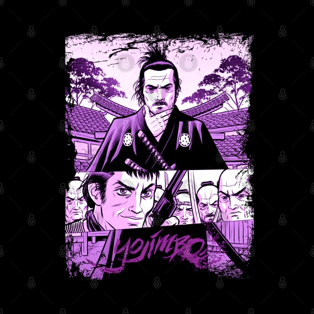 Cinematic Samurai Resonance Yojimbos Nostalgia Tribute Shirt for Fans of Classic Japanese Film by Hayes Anita Blanchard