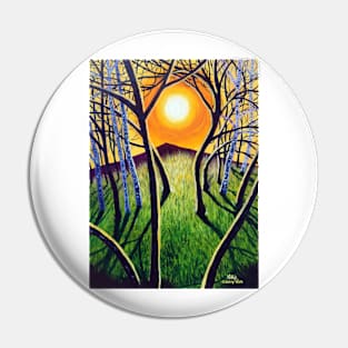 'SUNRISE OVER THE MOUNTAIN' Pin