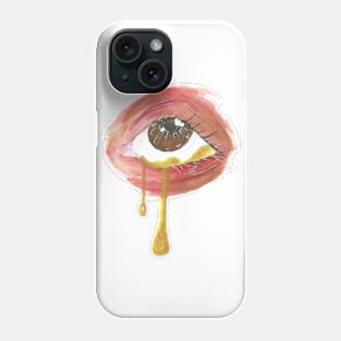 Gold Tears Phone Case