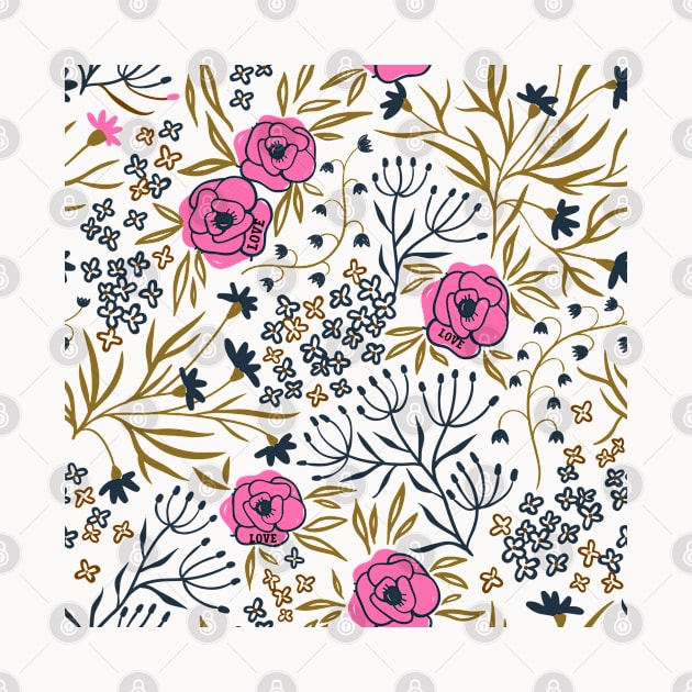 Floral Love by Ms.Caldwell Designs