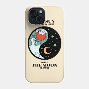 Vintage Yin Yang Day and Night Phone Case