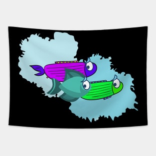 Freshwater fish Tapestry