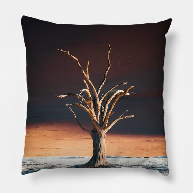 Namibian Tree Pillow by withluke