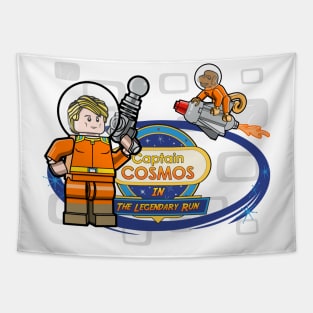 LEGO Captain Cosmos and Jangles the Moon Monkey Tapestry