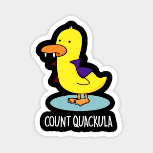 Count Duckula Cute Duck Pun Magnet