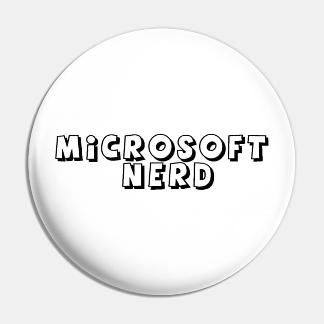 Microsoft Nerd Pin by Seven Circles