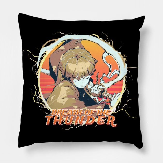 Breath Of The Thunder Pillow by Suarezmess