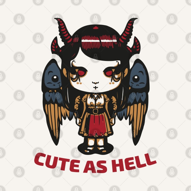 Cute as Hell Kawaii Demon Girl by tatadonets