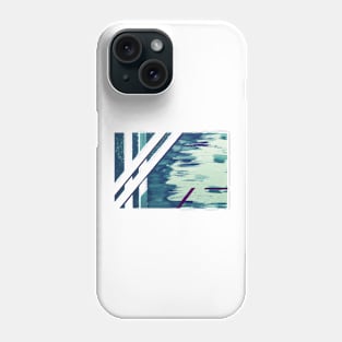 Bamboo grove in Winter Blues Phone Case