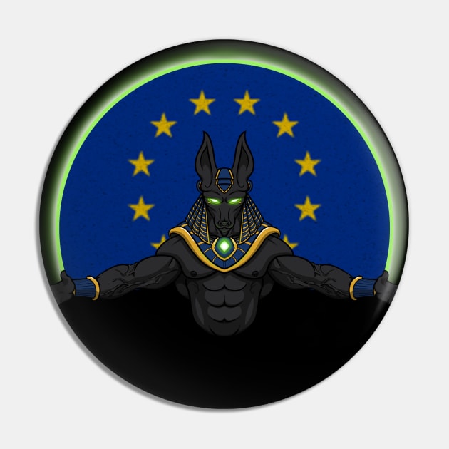 Anubis European Union Pin by RampArt