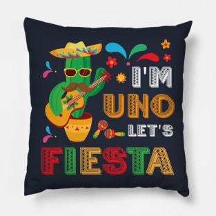 I'm Uno Let's Fiesta, Uno 1st Birthday Pillow