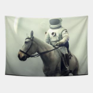 Astronaut and Horse Tapestry