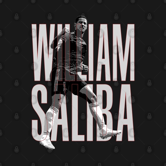 William Saliba by StoneSoccer