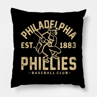 Philadelphia Phillies Retro 3 by Buck Tee Pillow