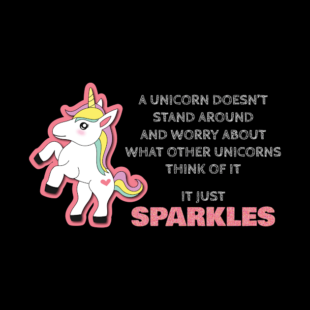 Unicorn Lover Gift Unicorns Just Sparkle by TheTeeBee