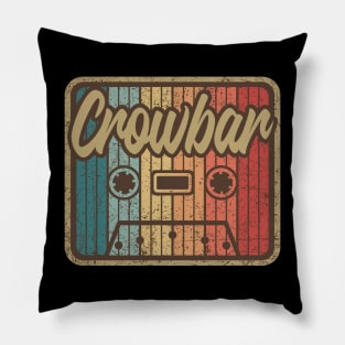 Crowbar Vintage Cassette Pillow