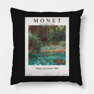 Claude Monet Water Lily Pond Exhibition Wall Art Pillow